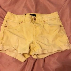 Yellow shorts